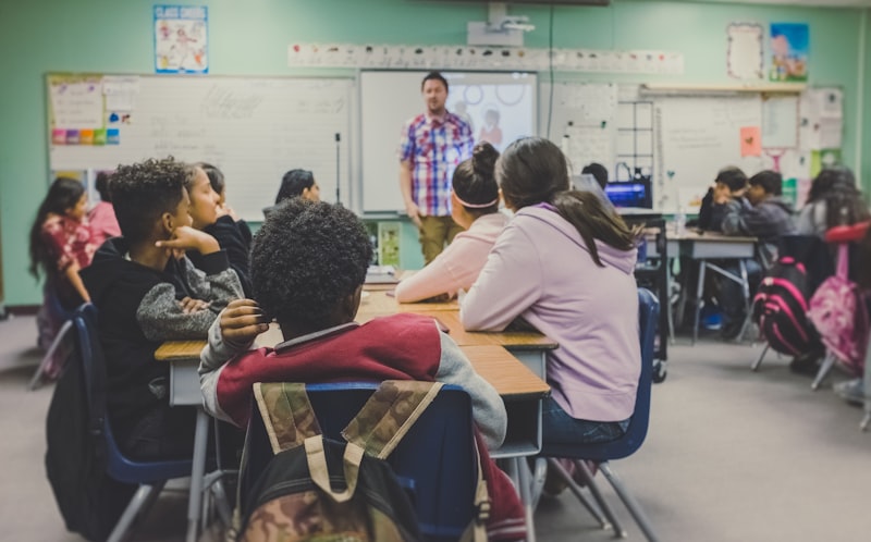English language learning classroom